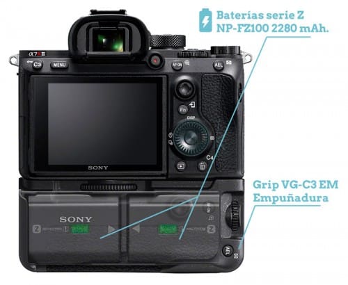 GRIP VG-C3 EM SONY A7RIII Review Spanish Español