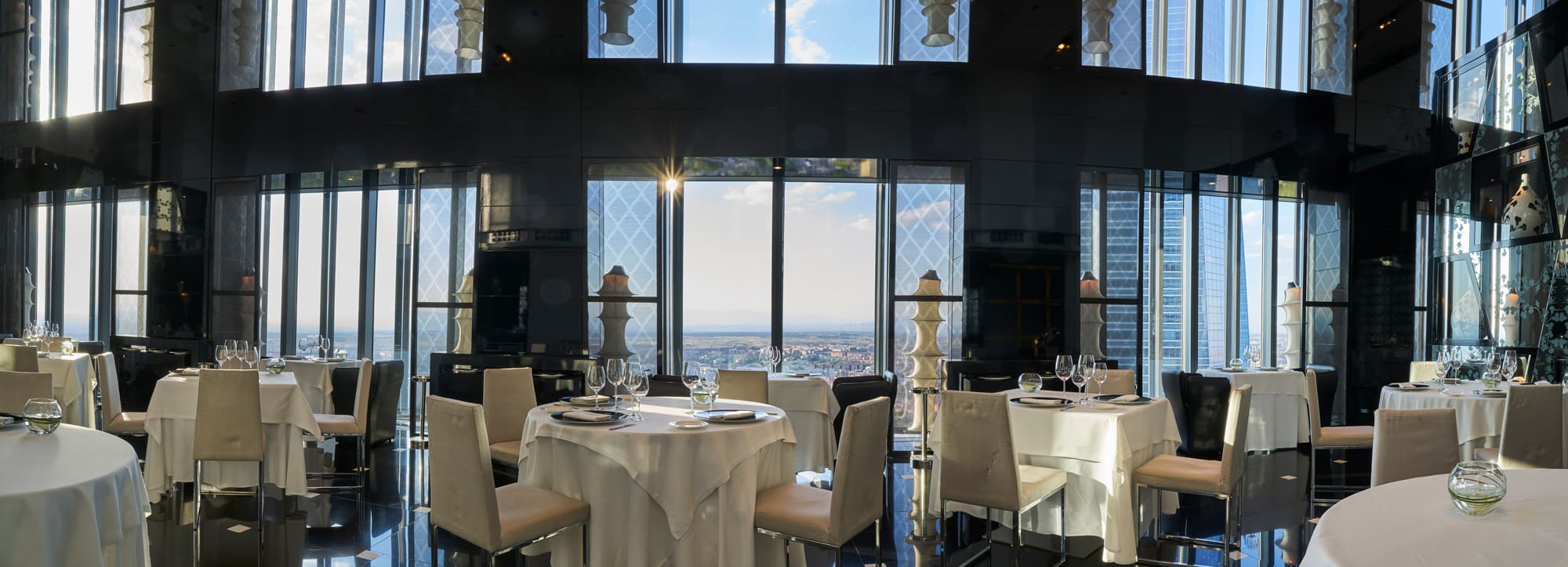 Restaurante volvoreta panoramica Hotel Eurostars Madrid Tower